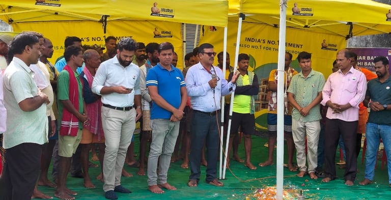 Eye Camp at Ultratech Cement Depot