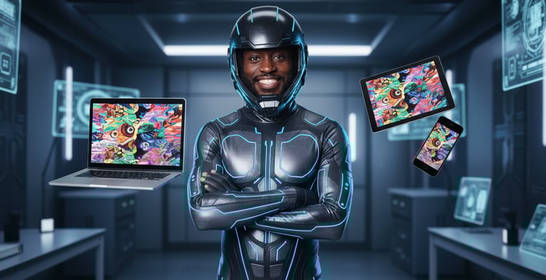 Comparação de decisão: esquerda mostra "Opção A: Continuar Como Está" com ícone X em vermelho (sem w