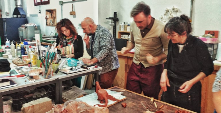 Talleres adultos. Cerámica La Casa de Las Arañas