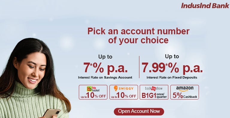 Indusind Saving Account Benefits