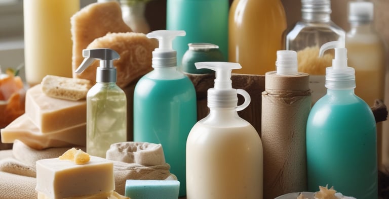 productos caseros como champo ,jabones y otros productos de limpieza del hogar