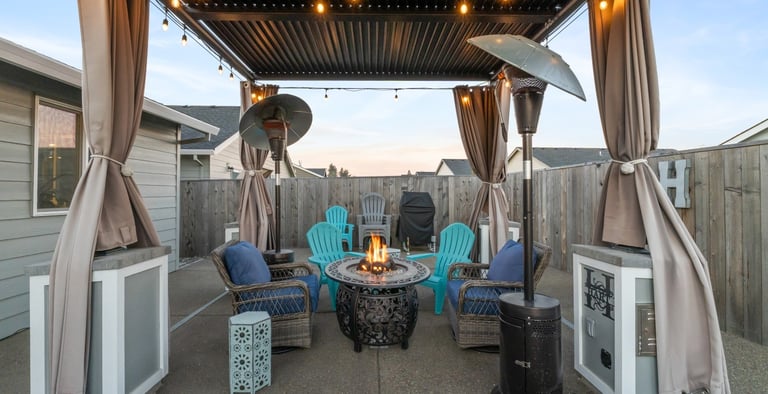 Professional Exterior Photography - Outdoor Living Space