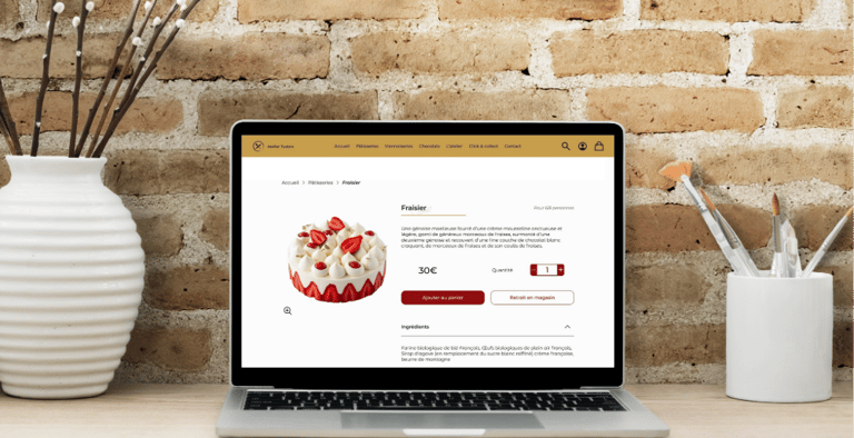 Atelier Tudors page "fiche produit"