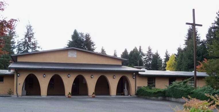 Saint Joseph's Carmelite Monastery at its present location in Shoreline, Washington.