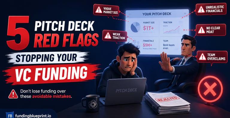 5 Pitch Deck Red Flags Stopping Your VC Funding
