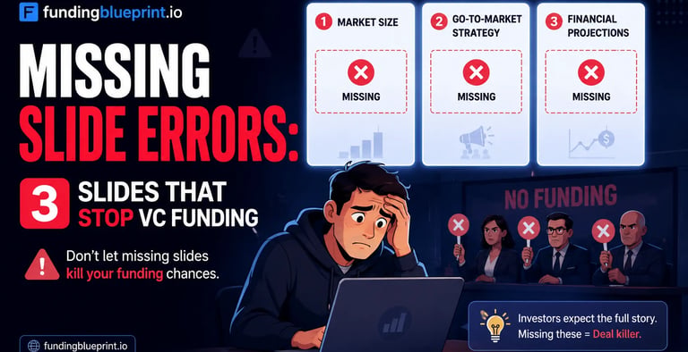 Missing Slide Errors 3 Slides That Stop VC Funding