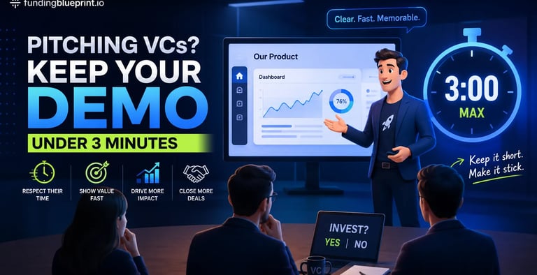 Pitching VCs Keep Your Demo Under 3 Minutes