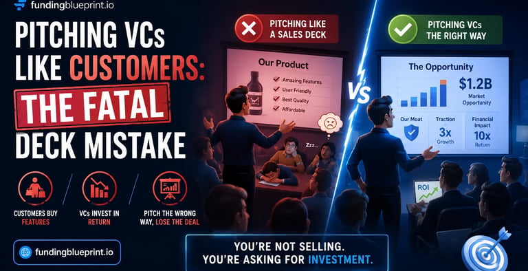 Pitching VCs Like Customers The Fatal Deck Mistake