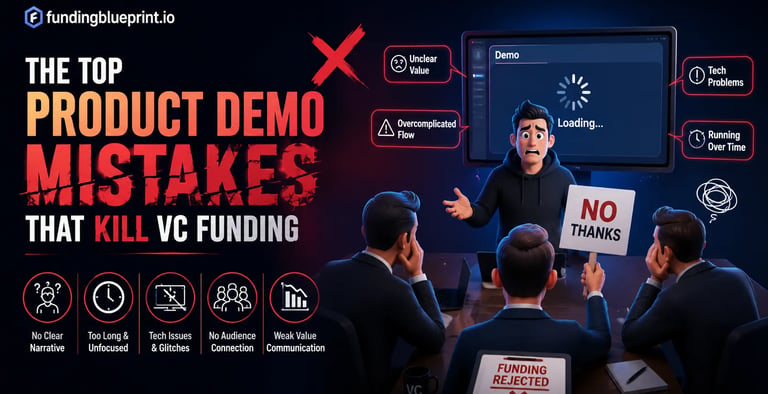 The Top Product Demo Mistakes That Kill VC Funding