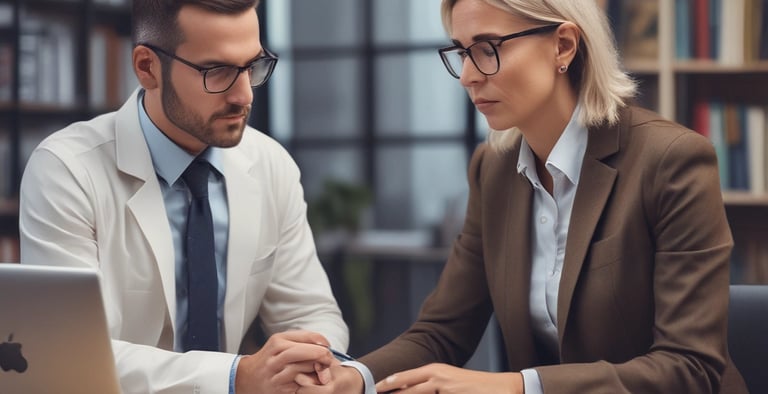 blue and white striped round textile