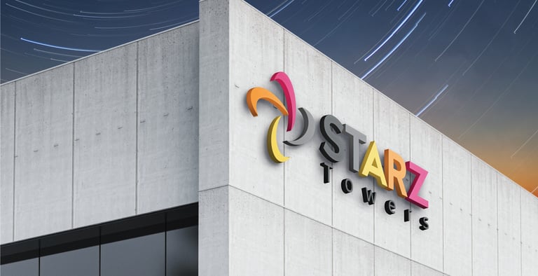 a star - spangled star sign on a building
