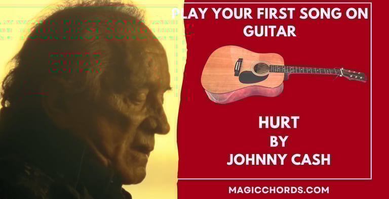 Guitar chords for Hurt by Johnny Cash
