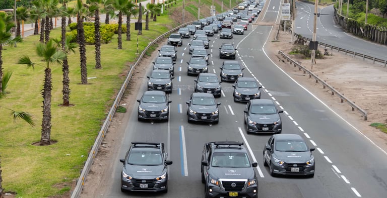 Flota vehicular de MyD Security para servicios de seguridad privada y custodia de mercadería