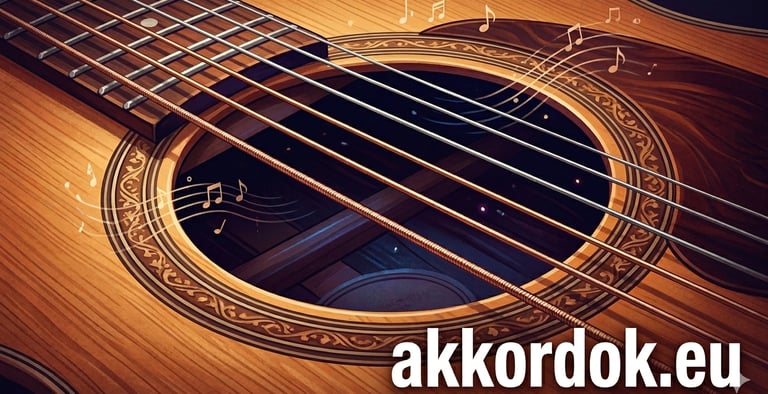 A gitár húrok sorrendje