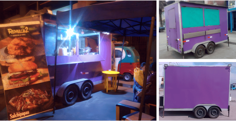 Moodboard de carro de comida rápida antiguo de Remolca2 Foodtruck