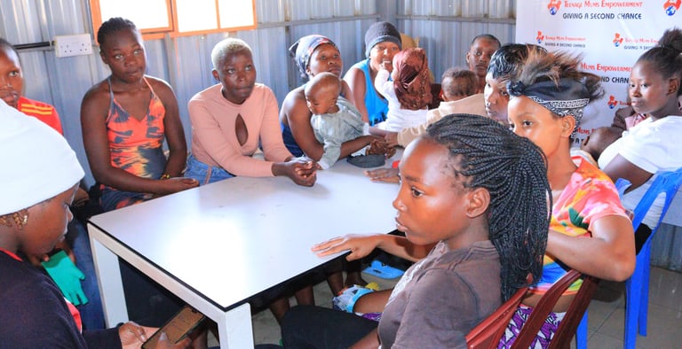 Teenage mums empowerment class 2025, Dandora, Kenya..