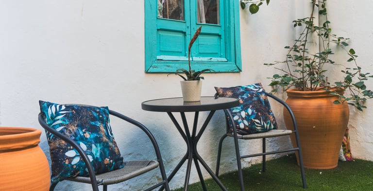 Zona chill out Ghaliaria Moda Costa Blanca