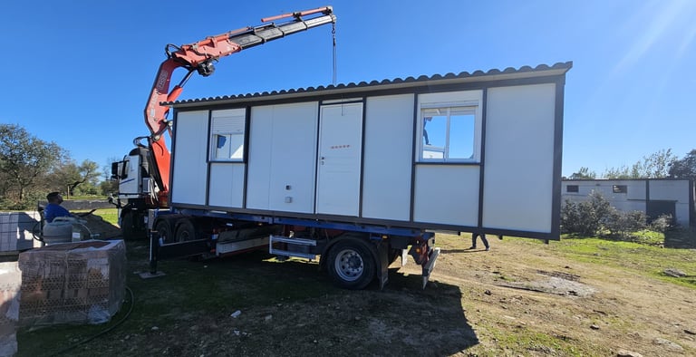 casa prefabricada con pannel Sándwich