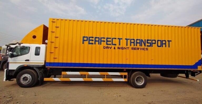 MS Engg Works Container Body with Malaysian Sal wood flooring – fully enclosed.