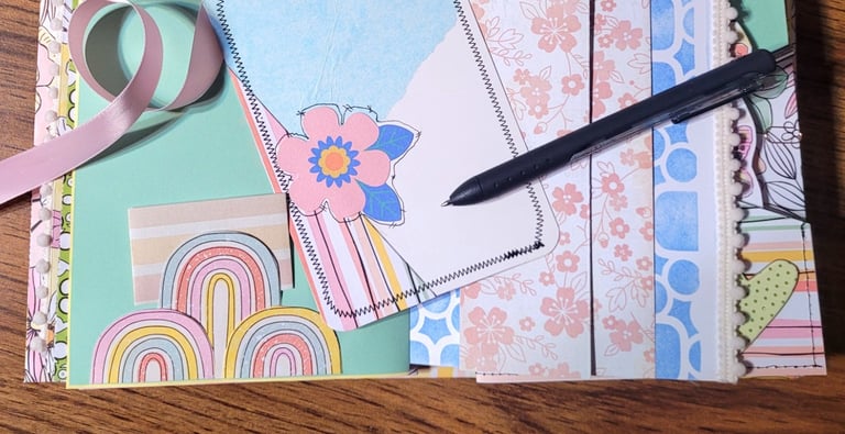 book journal, junk journal