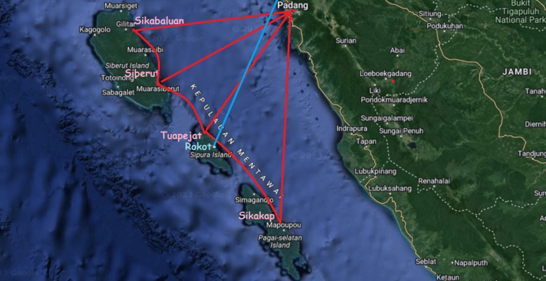how to get to the mentawais