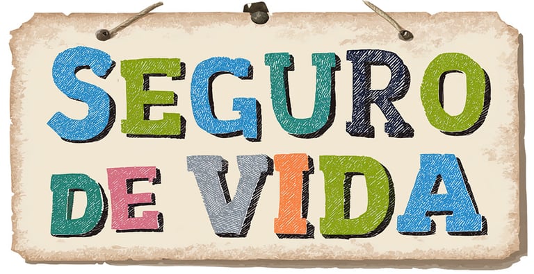 cartel vintage de seguro de vida