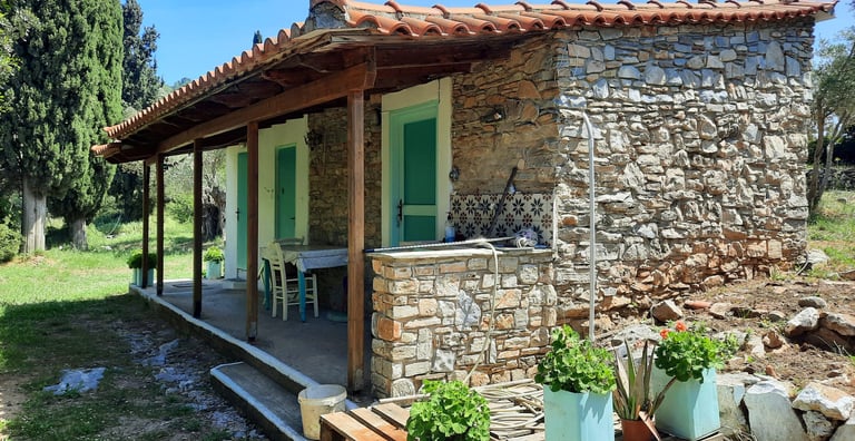 Vakantiehuisje Samos voorzijde