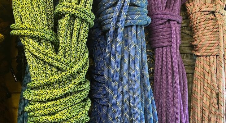 climbing ropes