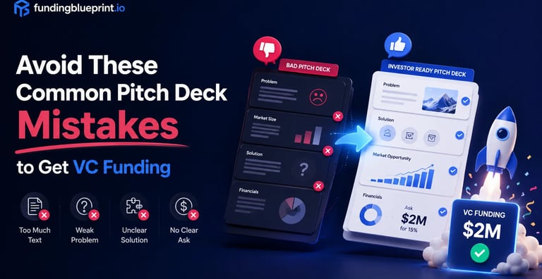 Avoid These Common Pitch Deck Mistakes to Get VC Funding