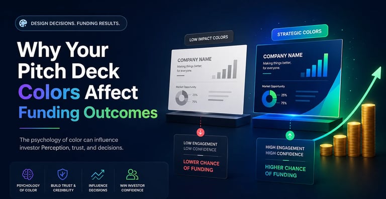 Why Your Pitch Deck Colors Affect Funding Outcomes