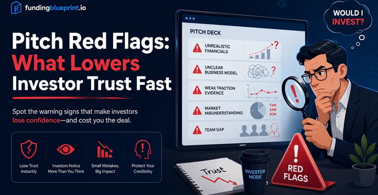 Pitch Red Flags What Lowers Investor Trust Fast