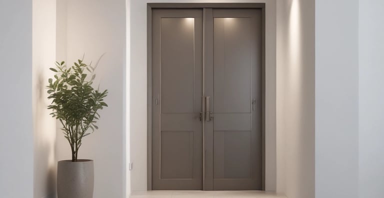 Friendly concierge welcoming guests during check-in at a modern rental property