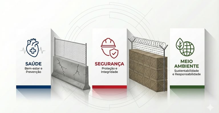 Complexidade da gestão fragmentada de SSMA