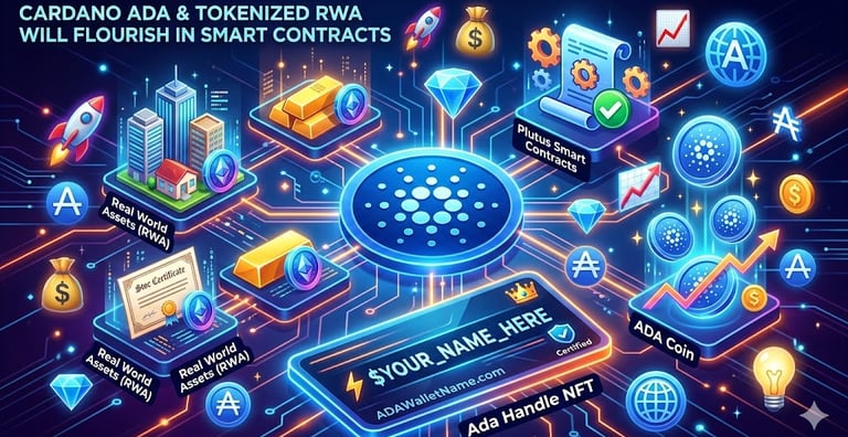 Cardano ADA and Tokenized RWA Will Flourish in Smart Contracts