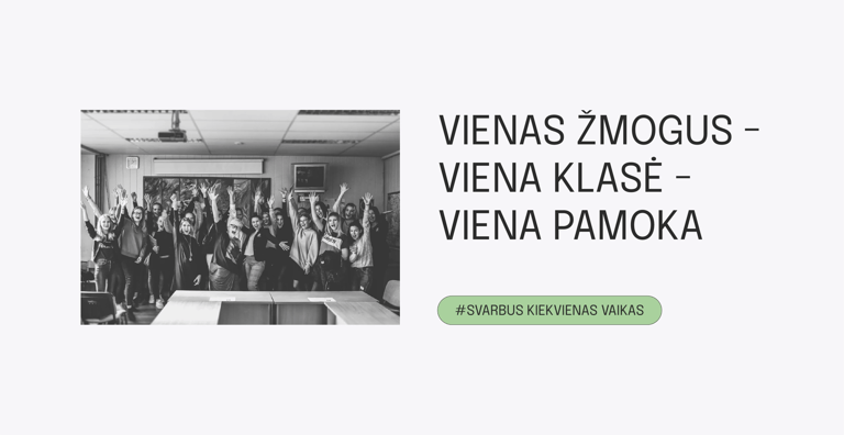 Noriu augti laimingas švietimo iniciatyva