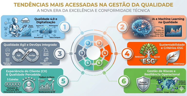 6 tendências modernas de gestão da qualidade