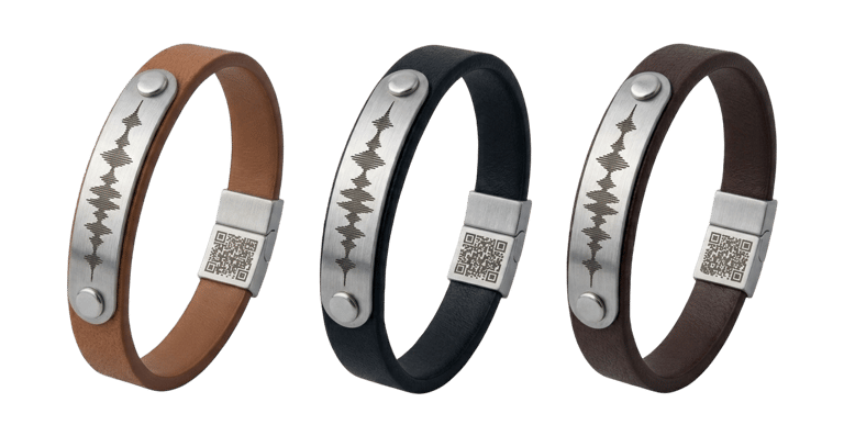 3 leather bracelets image