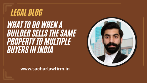 What to Do When a Builder Sells the Same Property to Multiple Buyers in India