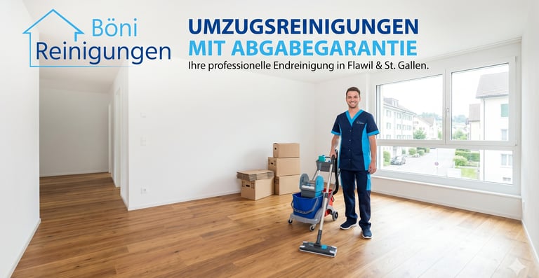 Umzugsreinigung Boeni Reinigungen St. Gallen