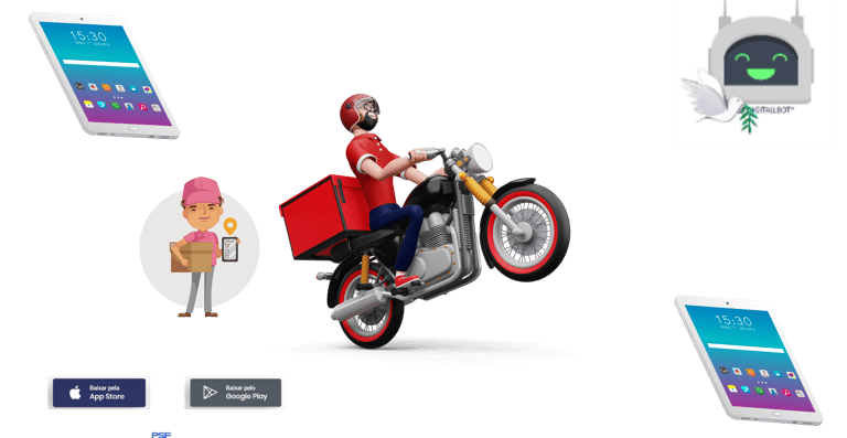 Entregas rápidas de pedidos delivery