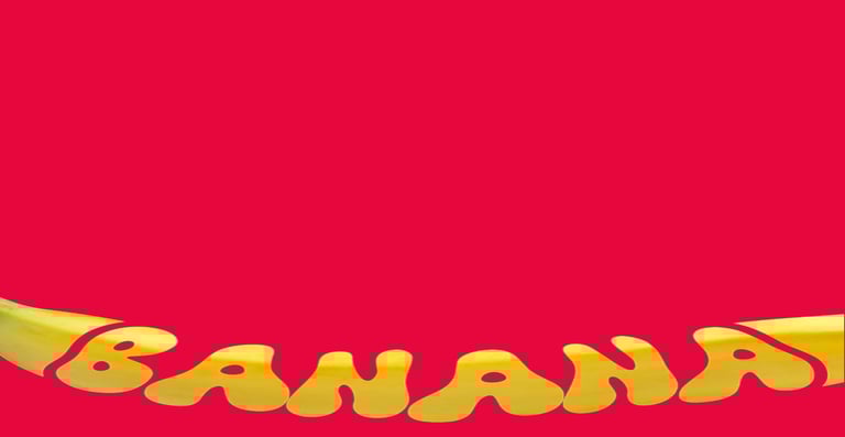 a banana peely banana with the word banana peel
