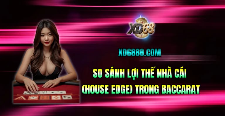 Mẹo chơi baccarat xd68 dựa trên lợi thế nhà cái của cửa Banker Player Tie