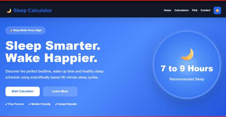 Sleep Calculator