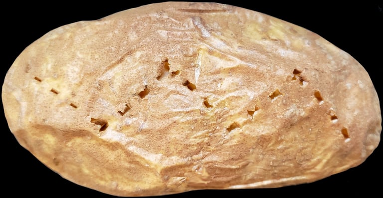 Baked Potato with Fork Zig Zag