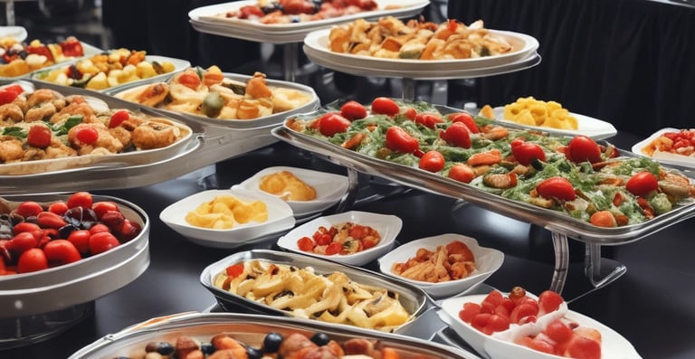 Švédský stůl, bufet