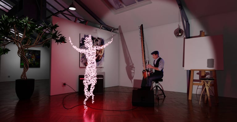 3D-Partikeltänzer in Blender