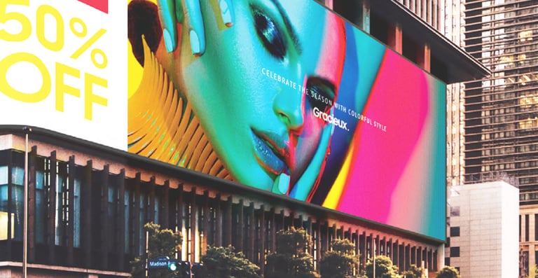 led wall pubblicitario