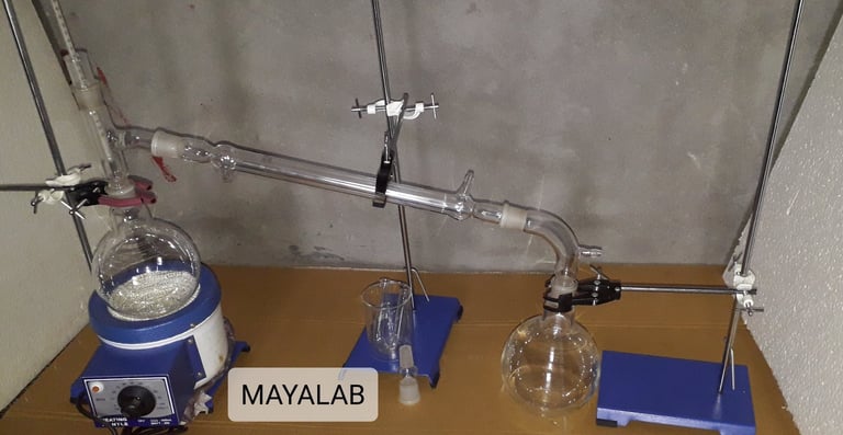 glass-distillation-apparatus