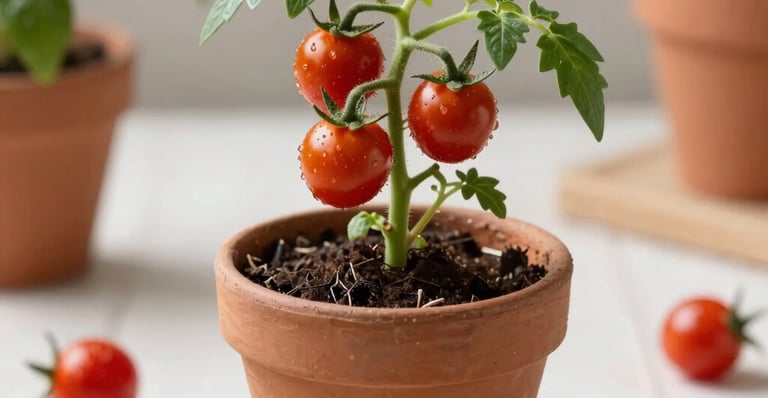 three cherry tomatoes