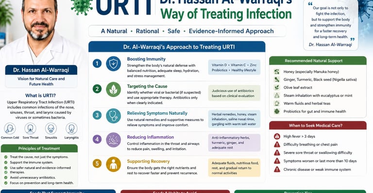 🦠URTI Dr.Hassan Al-Warraqi’s Way of Treating Infection